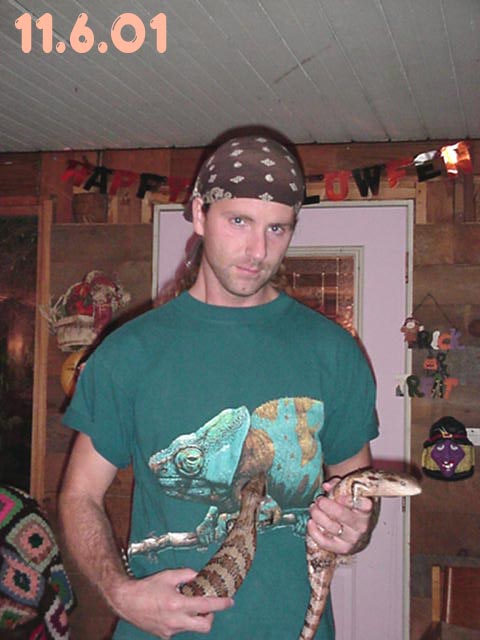 Me and Blue tongue skinks
