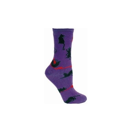 Playful Kitty Kitten Cat Cotton Animal Art Print Apparel Socks