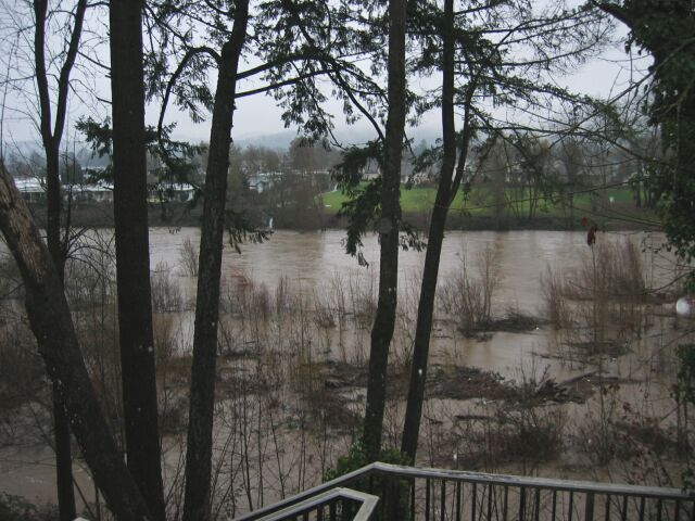 High Water in The Rogue River