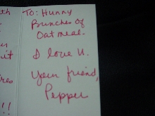 peppir letter