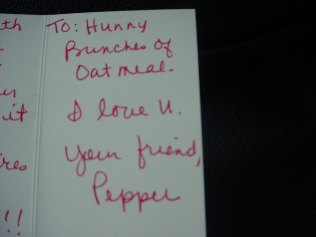 peppir letter