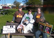 Demonstration against Dog Fighting April 26, 2010