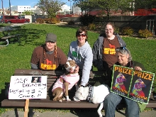 Demonstration against Dog Fighting April 26, 2010