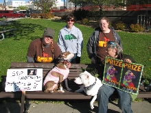 Demonstration against Dog Fighting April 26, 2010