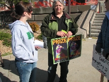 Demonstration against Dog Fighting April 26, 2010