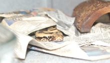 layering newspaper eva lee