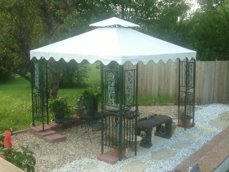 Gazebo by Pond