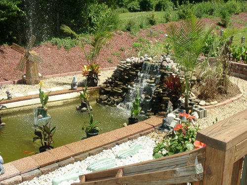 Waterfall From Deck