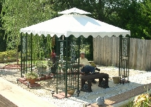 Gazebo & DH Near Pond, 7/29/03