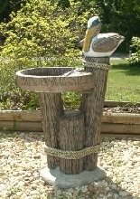 Pelican Bird Bath, 8/3/03