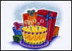 Birthday Cake & Presents