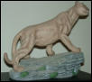 Ceramic Cougar, Side View