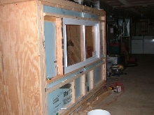 enclosure- partly complete