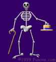 dancing skeleton