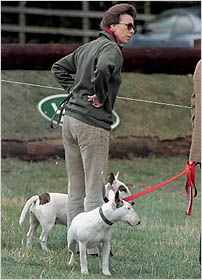 Princess Anne's English bull terriers
