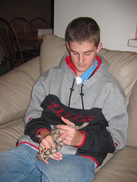 me and my first snake