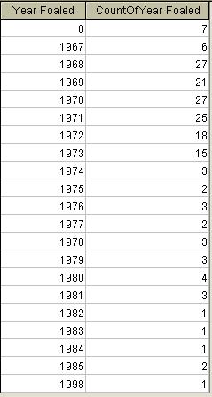 number of mm horses