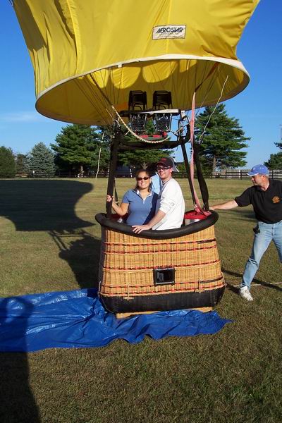 hot air balloon ride