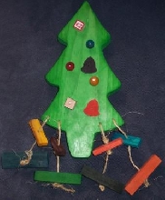 Christmas tree for conures