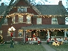 House at dusk