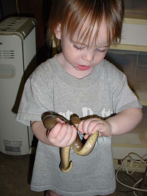 Training him early ;-)