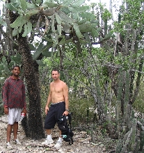 Me and a ranger on Isla Cabritos in DR