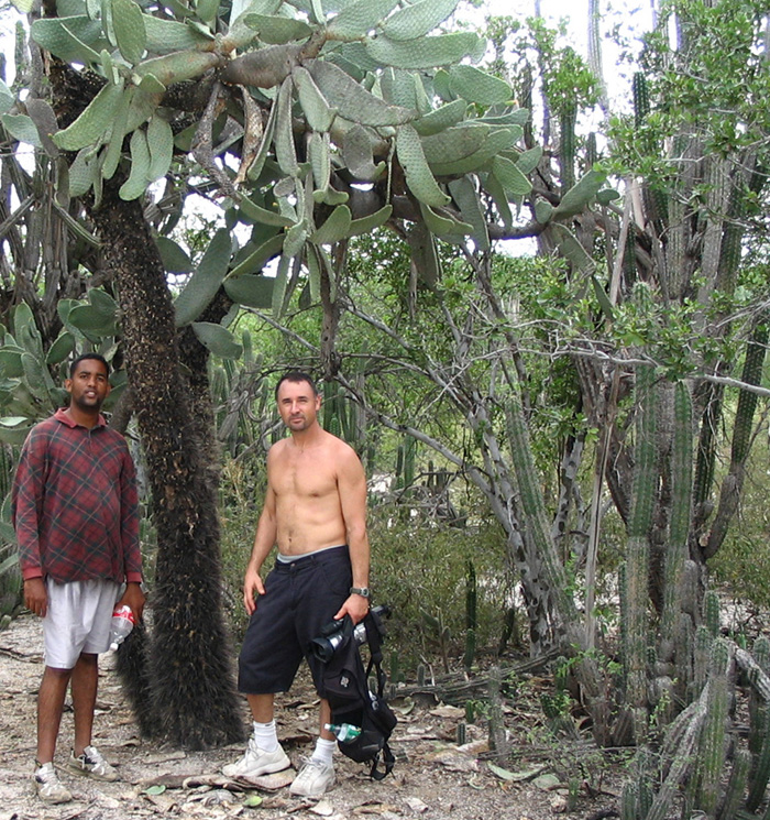Me and a ranger on Isla Cabritos in DR