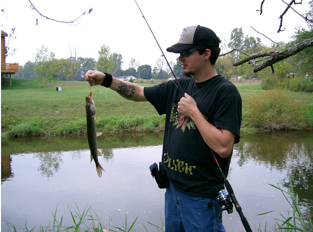 me and a Baby Pike lol