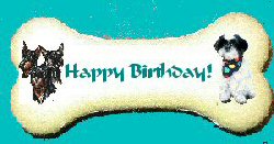 Happy Birthday bone