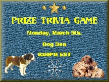 Prize Dog Trivia Game