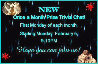 Trivia prize chat announcement