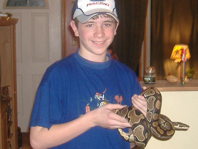 me holding my step brothers bp