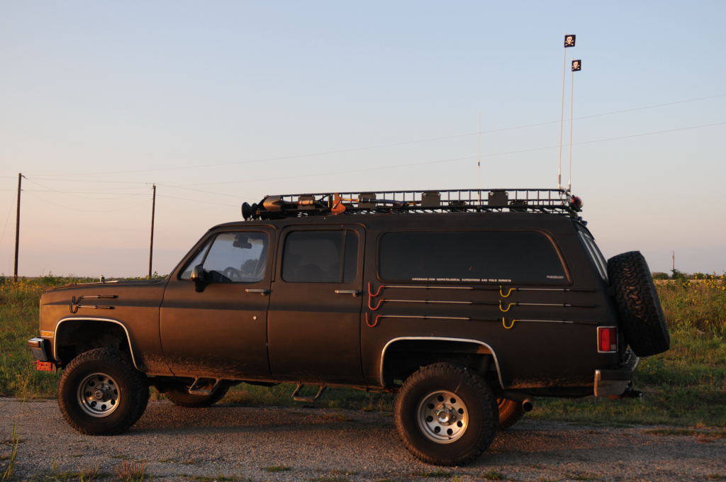 kingsnake.com's 1990 Chevrolet Suburban reptile and amphibian field observa