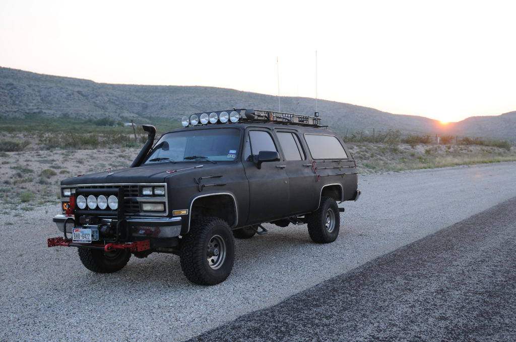 kingsnake.com suburban on first west texas trip, may 2012
