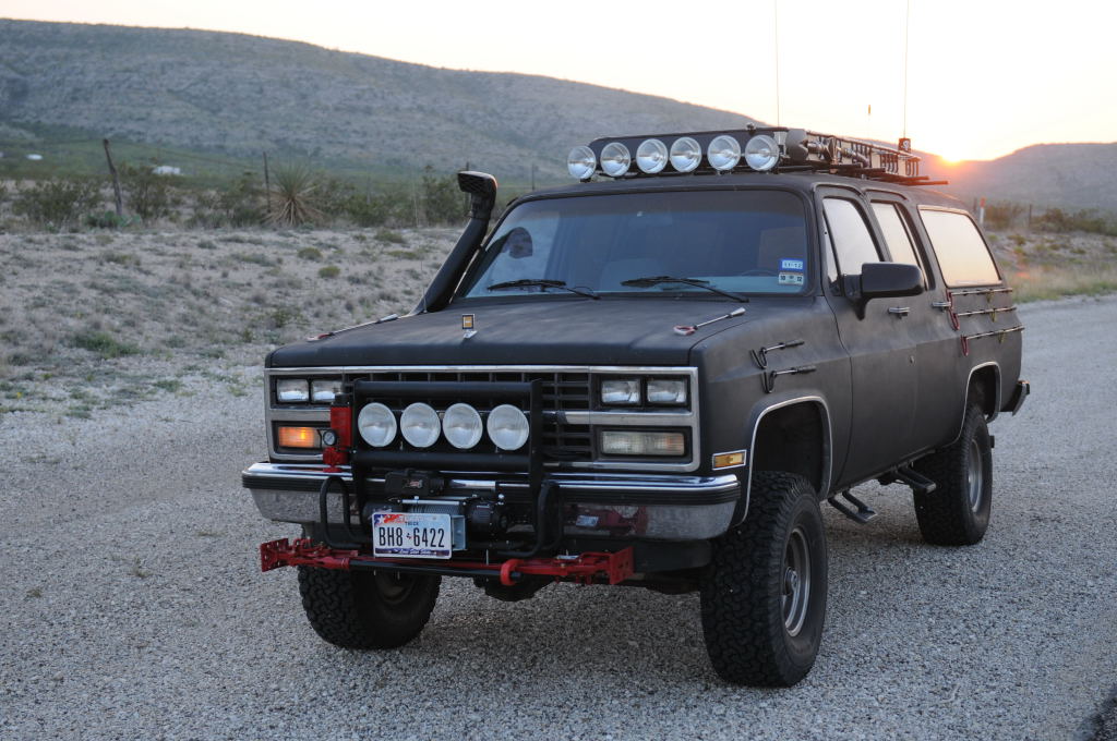 kingsnake.com suburban on first west texas trip, may 2012