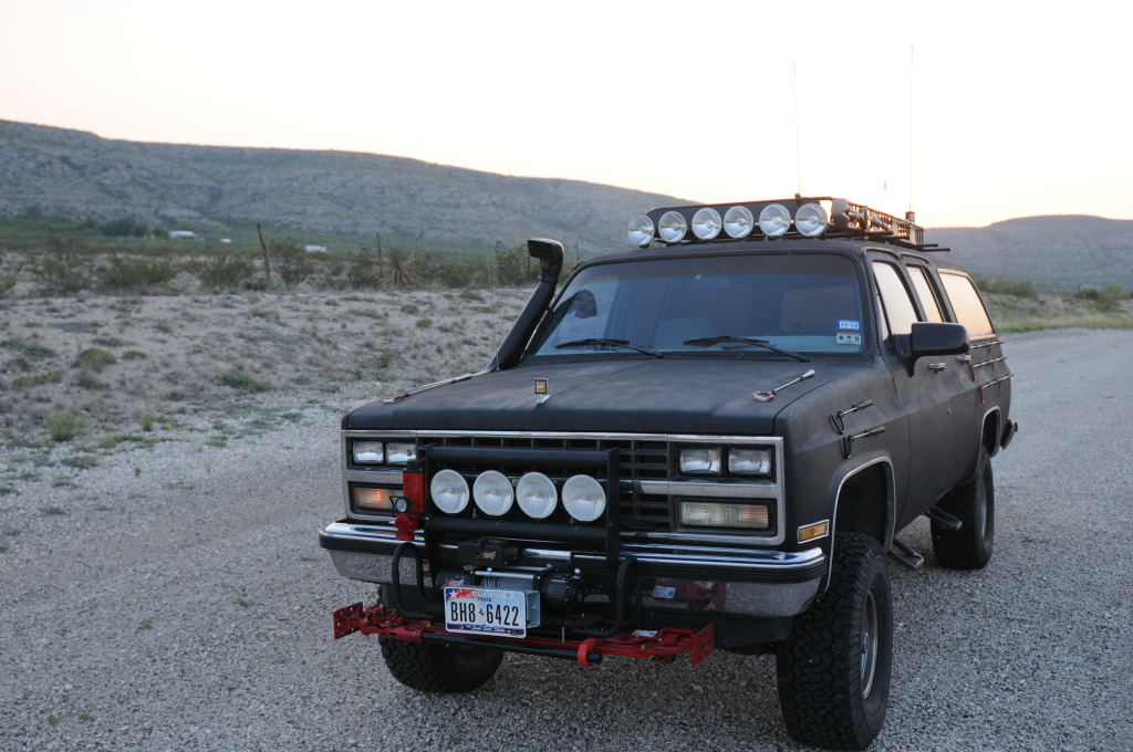 kingsnake.com suburban on first west texas trip, may 2012