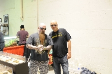 Kerry King and kingsnake.com's Jeff Barringer at the Reptile Super Show