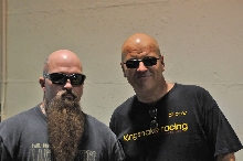Kerry King and kingsnake.com's Jeff Barringer at the Reptile Super Show