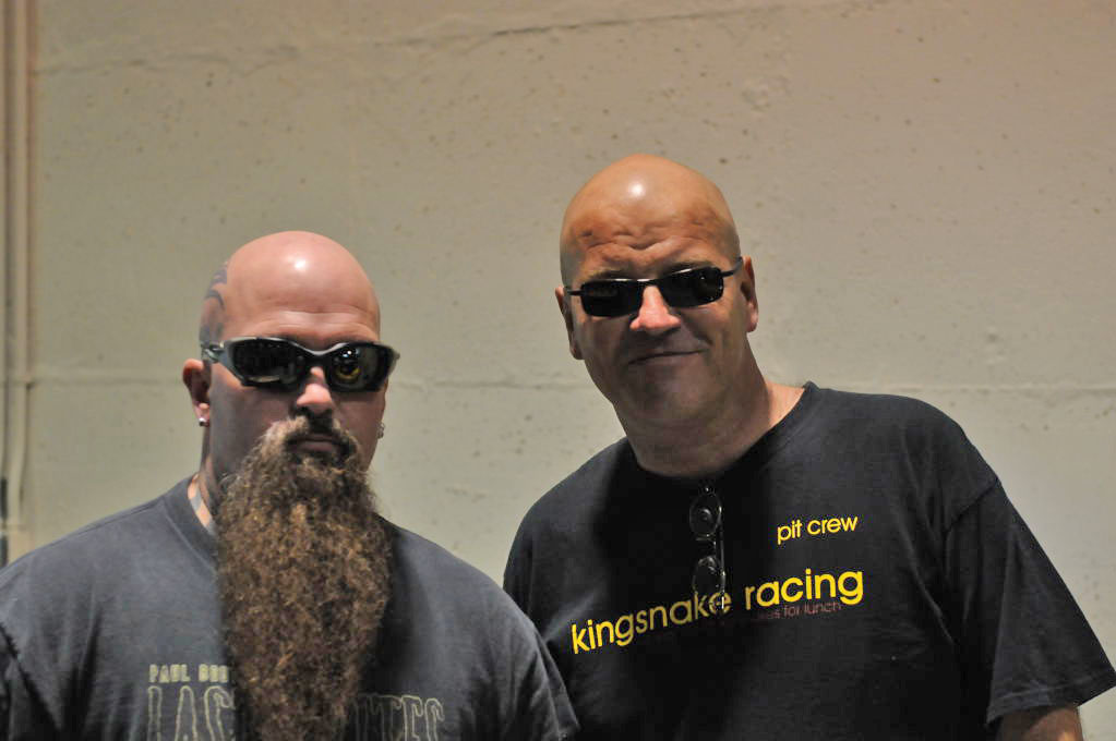 Kerry King and kingsnake.com's Jeff Barringer at the Reptile Super Show
