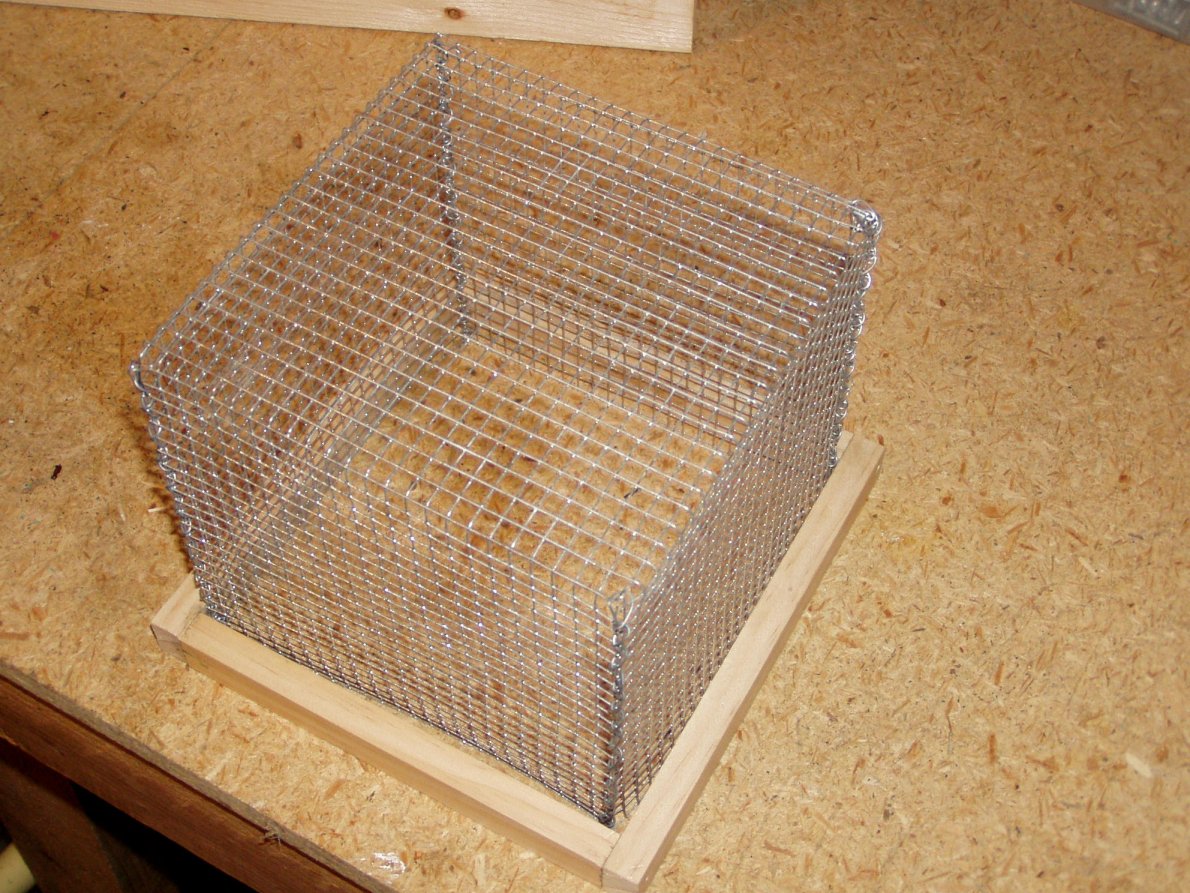 bulb guard wire on frame
