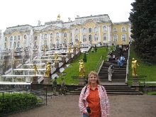 Marie at Peterhof