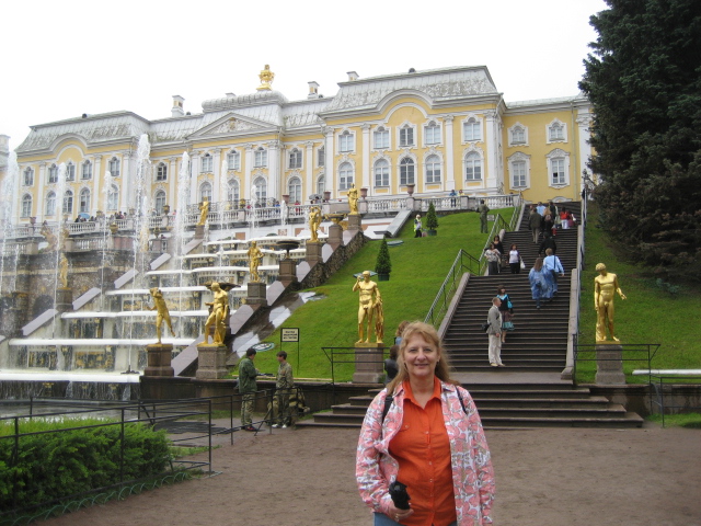Marie at Peterhof