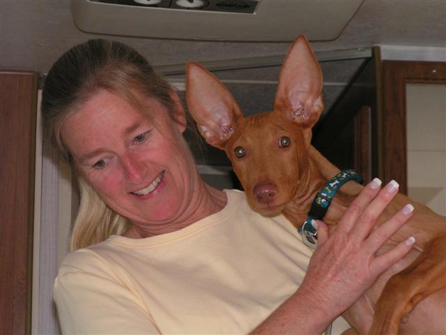 Auntie & puppy Chase