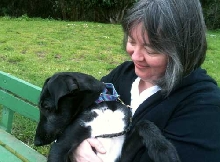 Me and my new Scottish Deerhound puppy, Rawley