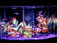 Daughter's black light reactive 20G