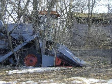 Old Combine at Jordi's and Caleb's
