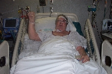 Papa in hospital