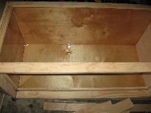 Sealing interior of cage with bar top epoxy