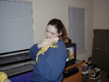 Teresa and rescued Ig - Bud!