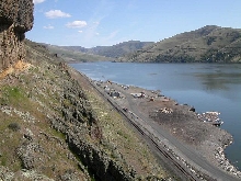 above lower granite dam